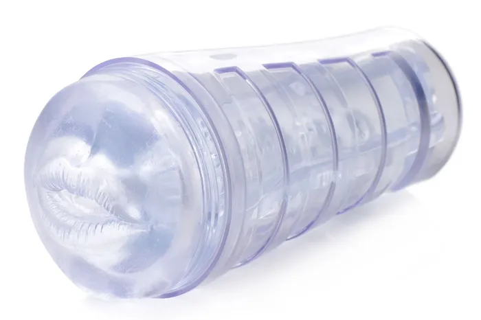 Male Sex Toys Curve Toys Mistress Courtney Diamond Deluxe Mouth Stroker Clear