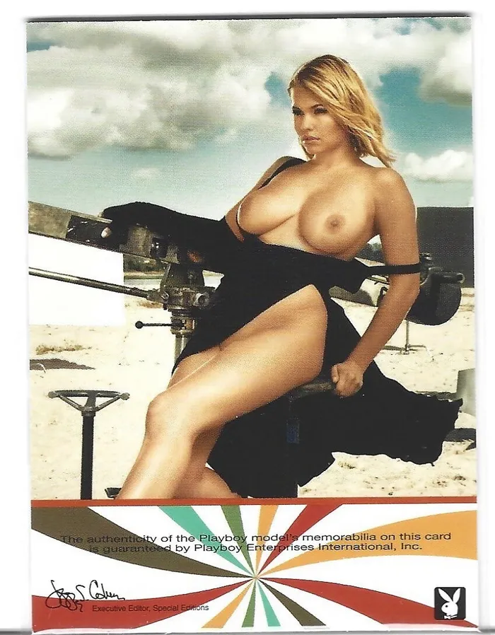 Male Sex Toys Dans Cards Playboy Boobs Buns Iga Wyrwal Platinum Foil Memorabilia Card