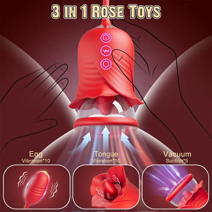 Adorime Male Sex Toys Women Sex Toy Sucking Vibrators Clitoris Vagina Pussy Pump Tongue Vibrators for Women Quick Sexual Pleasure 5 10 Modes Female Couple Sex Toy Games
