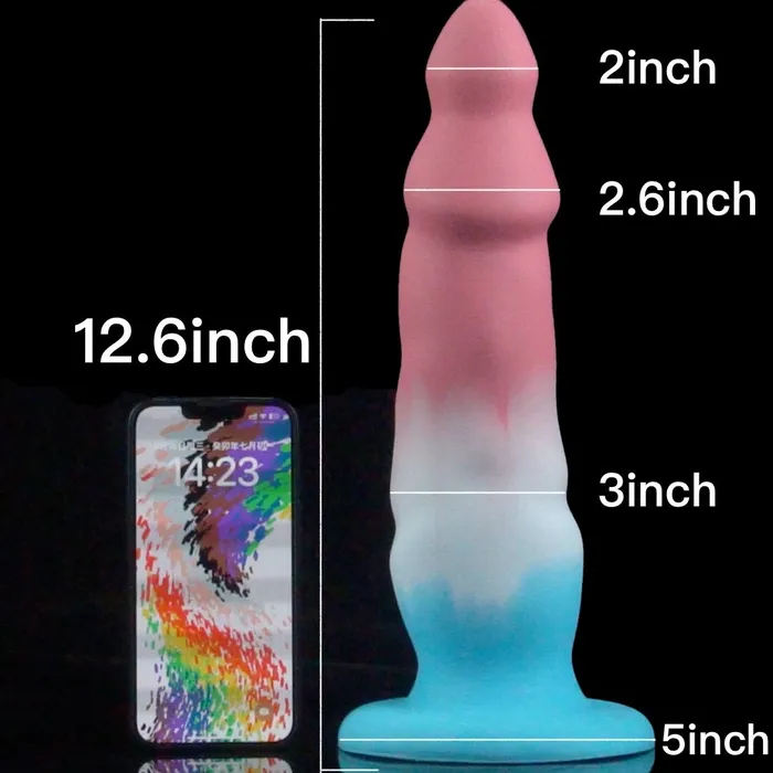 Laphwing Female Sex Toys Macaron 126 Giant Fantasy Dildo With Dreamy Colors Laphwing Laphwing Female Sex Toys Macaron 126 Giant Fantasy Dildo With Dreamy Colors Laphwing
