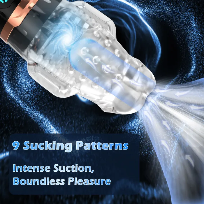 Male Sex Toys MultiFunctional Suction Masturbator with 10 Vibration Patterns Oronova