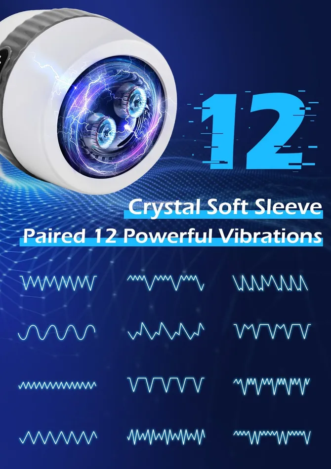 Male Sex Toys Oronova Male Masturbator with Open Design and Vibrating Stimulation