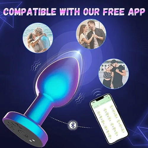 Oronova Male Sex Toys App Vibrating Anal Plug
