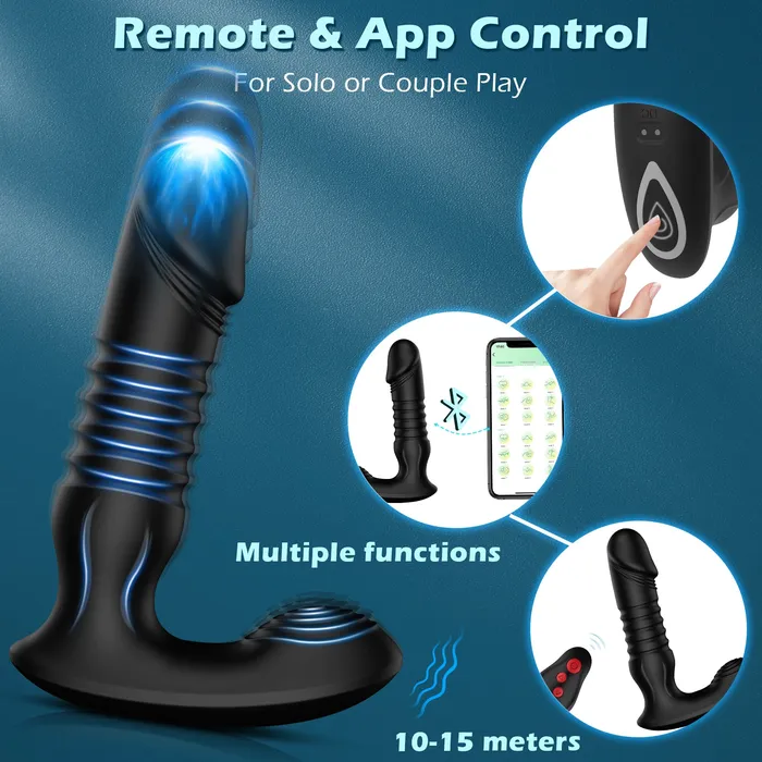 Prostate Massager with Thrusting Vibration Oronova Male Sex Toys