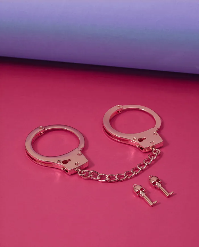 Rose Gold Bondage Hand Cuffs Idea Leather Couples