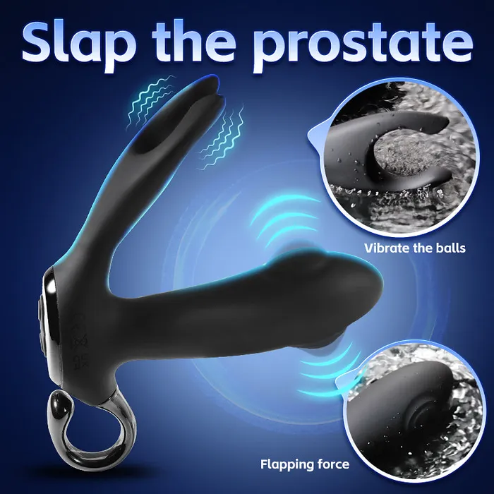 Tapping Prostate Massager Vibrating Hooked Oronova Male Sex Toys