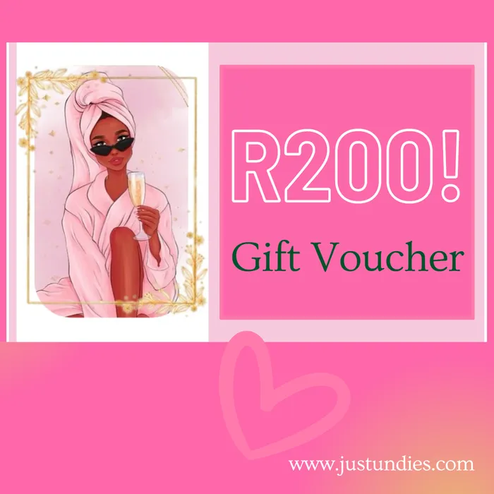 Vibrators Just Undies R200 Just Undies Gift Voucher