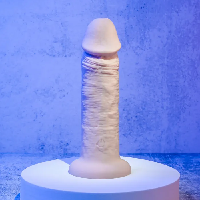 6 Girthy Vibrating Dong Evolved Dildos
