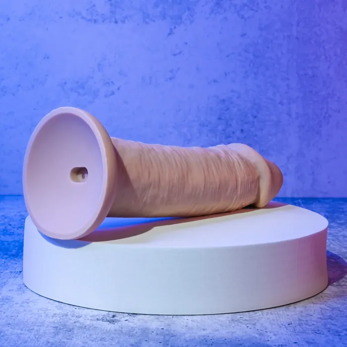 6 Girthy Vibrating Dong Evolved Dildos