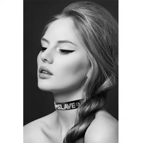 Bijoux pour toi Bijoux Pour Toi Strass Slave Bovine Leather Necklace Restraints Bijoux pour toi Bijoux Pour Toi Strass Slave Bovine Leather Necklace Restraints