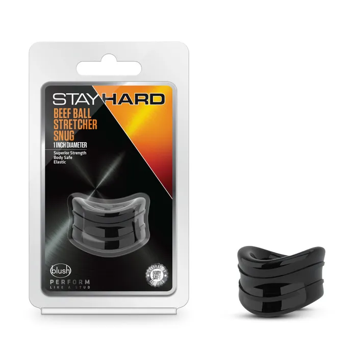 Blush Stay Hard Beef Ball Stretcher Snug 1 Inch Diameter Anal