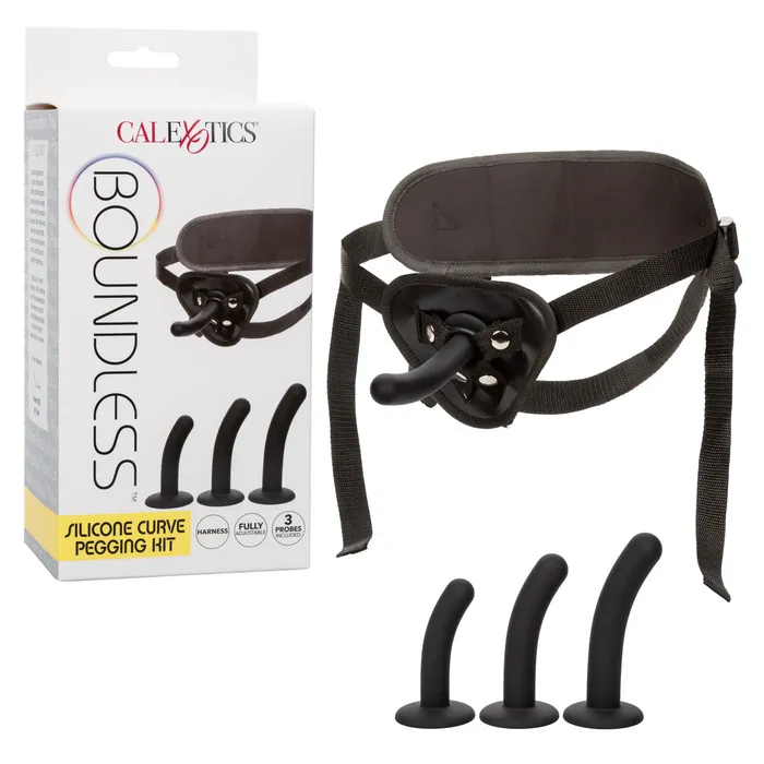 Boundless Silicone Curve Pegging Kit CalExotics Dildos