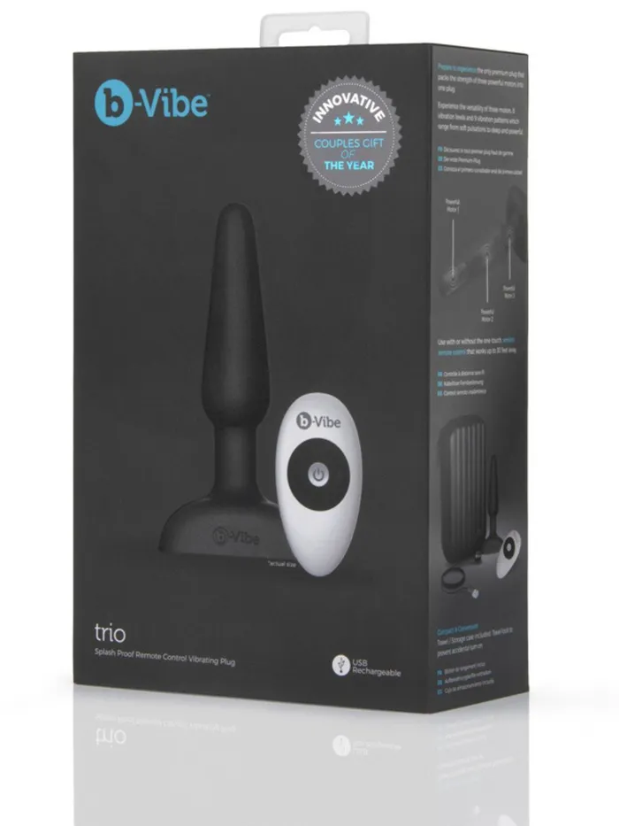 bVibe Trio Vibrating Butt Plug bVibe Anal