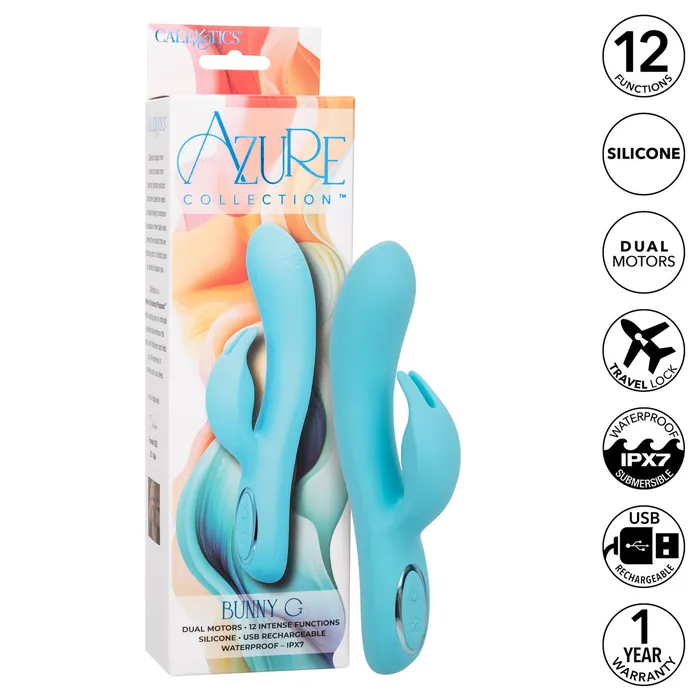 Calexotics Azure Collection Bunny G Vibrators
