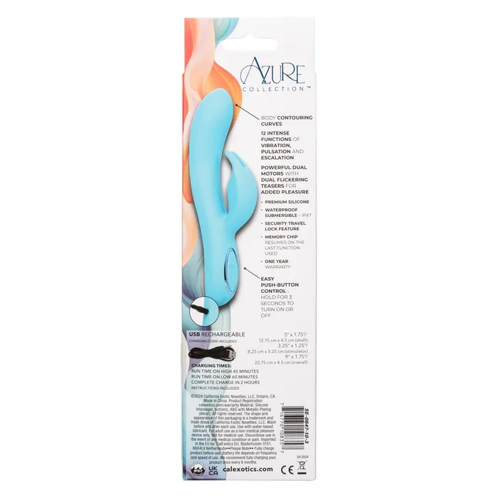 Calexotics Azure Collection Bunny G Vibrators