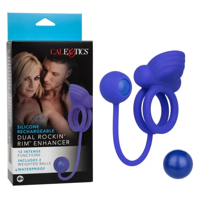 CALEXOTICS Female Sex Toys Calexotics Silicone Dual Rockin Rim Enhancer