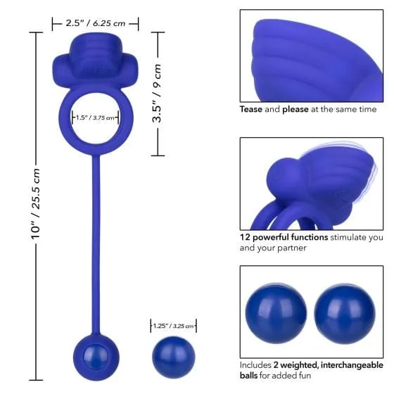 CALEXOTICS Female Sex Toys Calexotics Silicone Dual Rockin Rim Enhancer