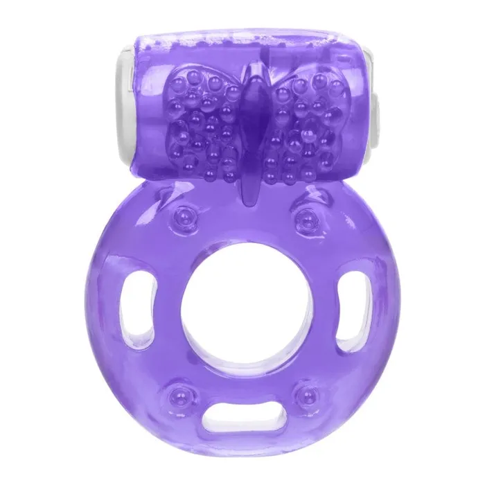 Calexotics Vibrating Ring Foil Pack Purple CALEXOTICS Male Sex Toys