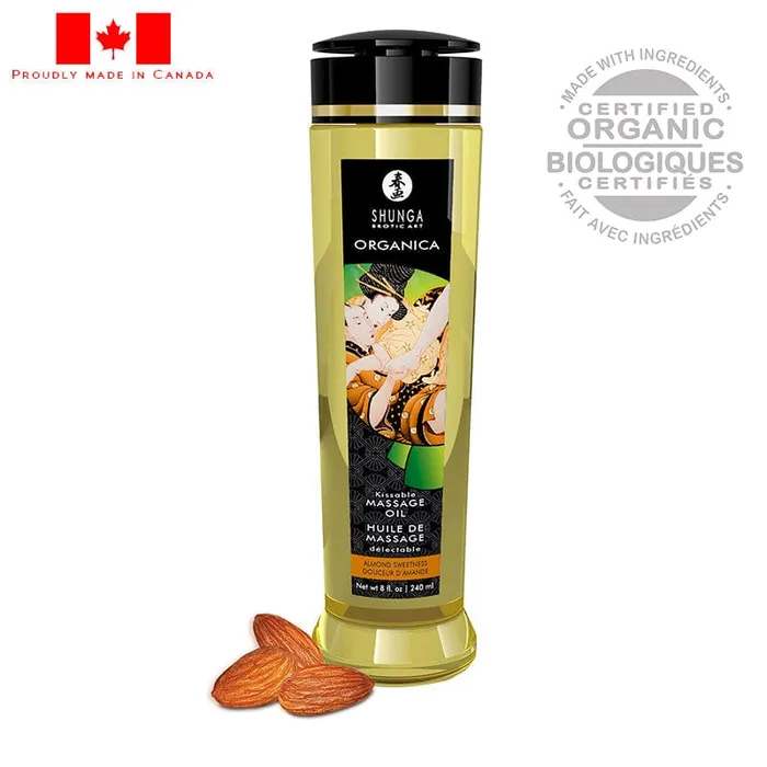 Couples Shunga Shunga Erotic Organica Massage Oil Almond Sweetness 8oz