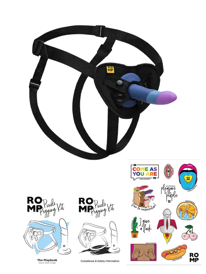 Couples WOW Tech ROMP Piccolo Pegging Kit