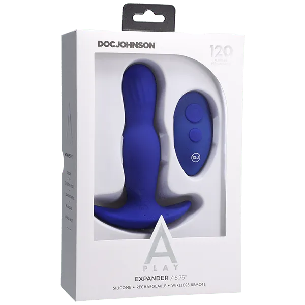 Doc Johnson Male Sex Toys Doc Johnson APlay Expander Rechargeable Anal Plug with Remote Doc Johnson Male Sex Toys Doc Johnson APlay Expander Rechargeable Anal Plug with Remote