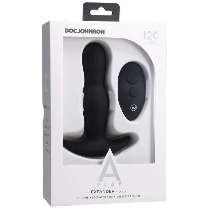 Doc Johnson Male Sex Toys Doc Johnson APlay Expander Rechargeable Anal Plug with Remote