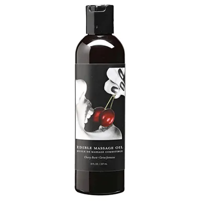 Earthly Body Cherry Edible Massage Oil Earthly Body Couples