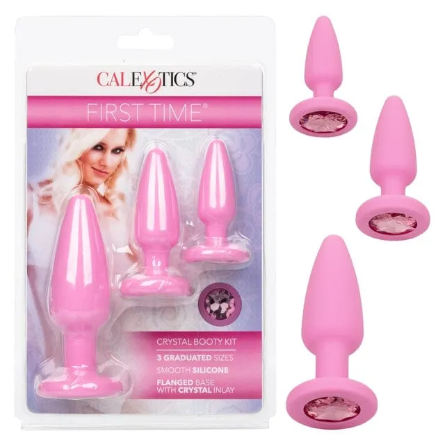 Female Sex Toys CALEXOTICS Calexotics First Time Crystal Booty Kit