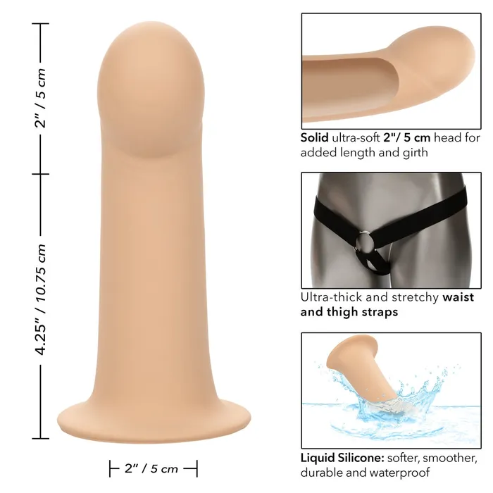 Female Sex Toys Calexotics Performance Maxx Extension with Harness Ivory