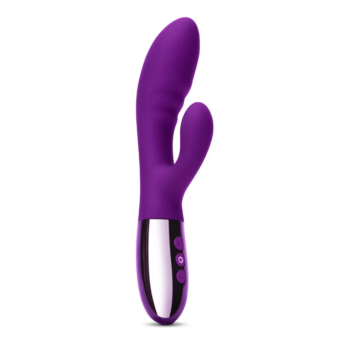 Female Sex Toys Le Wand Le Wand Chrome Blend Rabbit Vibrator