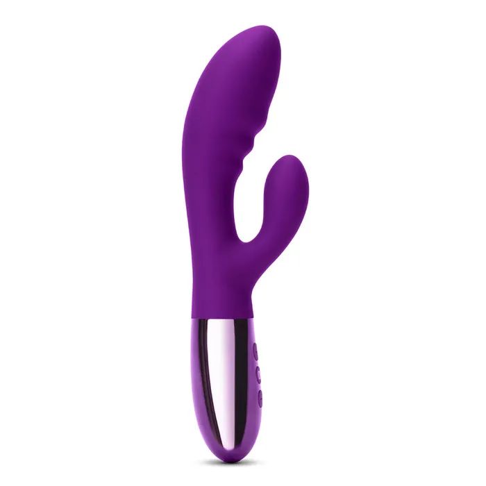 Female Sex Toys Le Wand Le Wand Chrome Blend Rabbit Vibrator