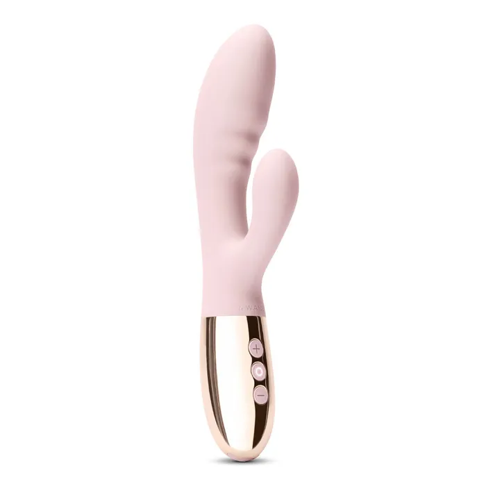 Female Sex Toys Le Wand Le Wand Chrome Blend Rabbit Vibrator