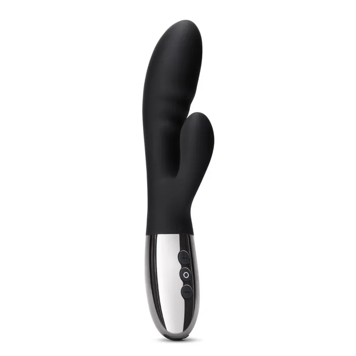 Female Sex Toys Le Wand Le Wand Chrome Blend Rabbit Vibrator