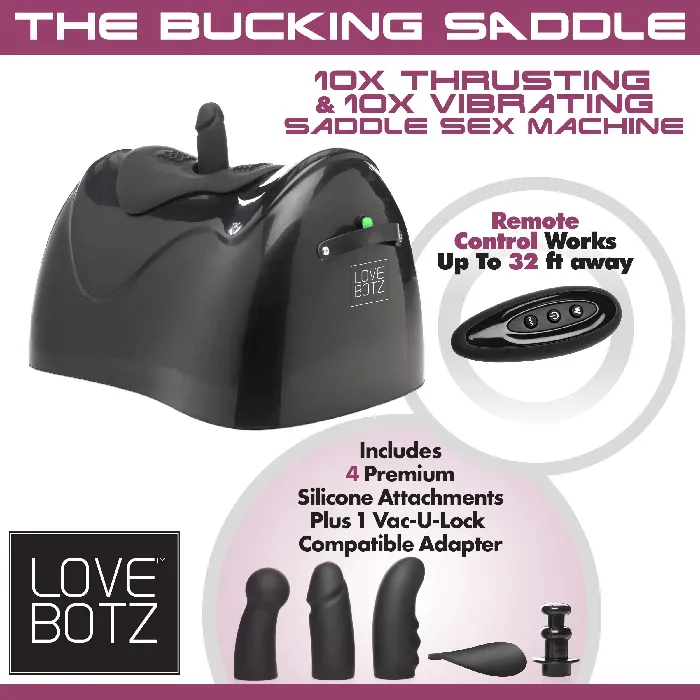 Female Sex Toys Lovebotz LoveBotz The Bucking Saddle Sex Machine