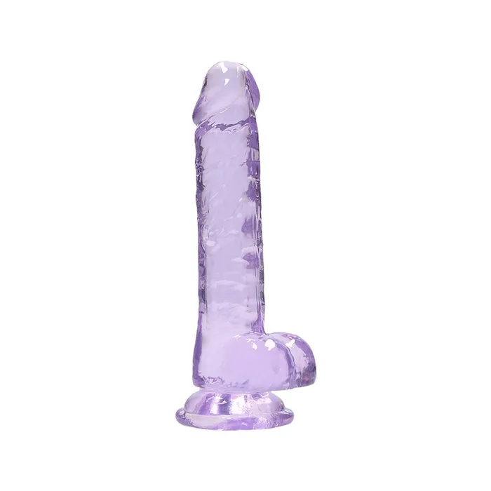 Female Sex Toys REALROCK Crystal 7 in Realistic Dong with Balls Shots Female Sex Toys REALROCK Crystal 7 in Realistic Dong with Balls Shots