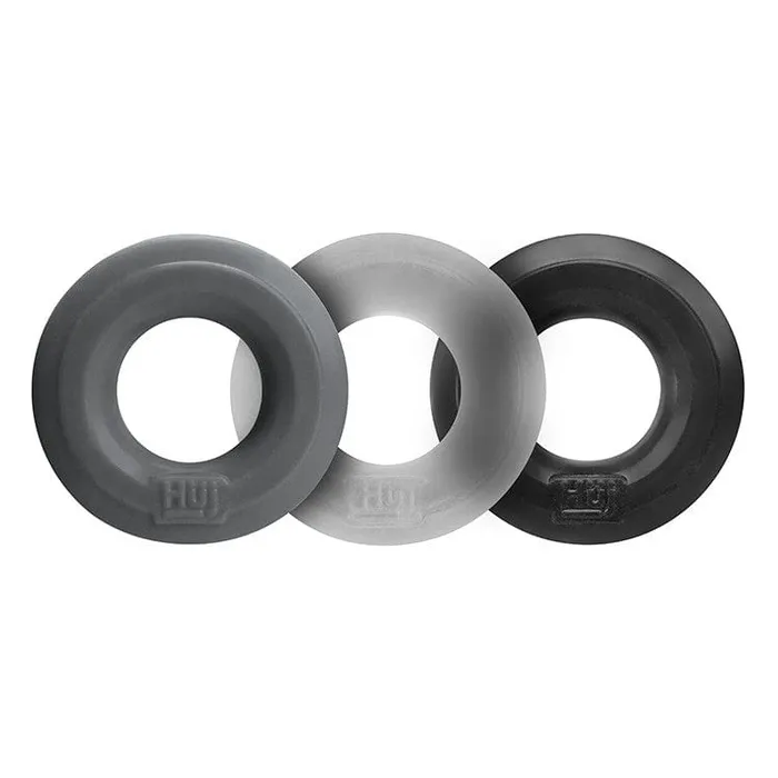 Hunkyjunk Male Sex Toys Hunkyjunk Huj3 CRing Tar Multi 3 Pack