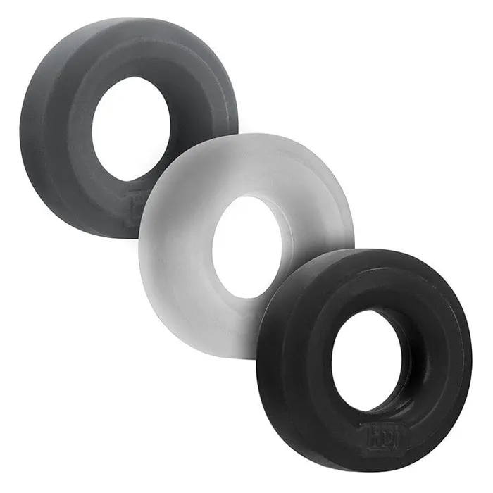 Hunkyjunk Male Sex Toys Hunkyjunk Huj3 CRing Tar Multi 3 Pack