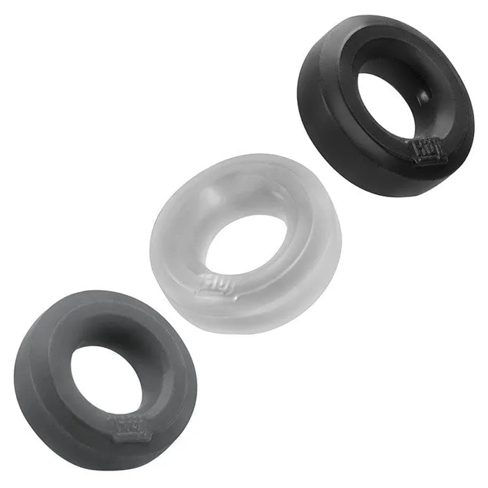 Hunkyjunk Male Sex Toys Hunkyjunk Huj3 CRing Tar Multi 3 Pack
