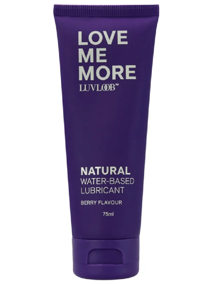 Luvloob LUVLOOB Love Me More Berry Natural WATERBASED FLAVOURED LUBRICANT Vibrators