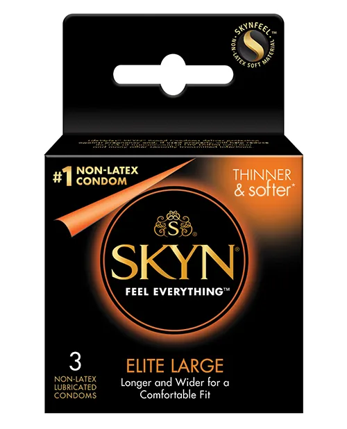 Male Sex Toys LifeStyles Skyn Elite Large NonLatex Condoms