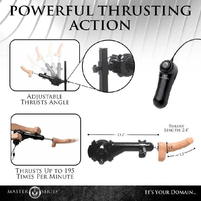 Master Series Female Sex Toys Master Series Subversion Stockade and Sex Machine