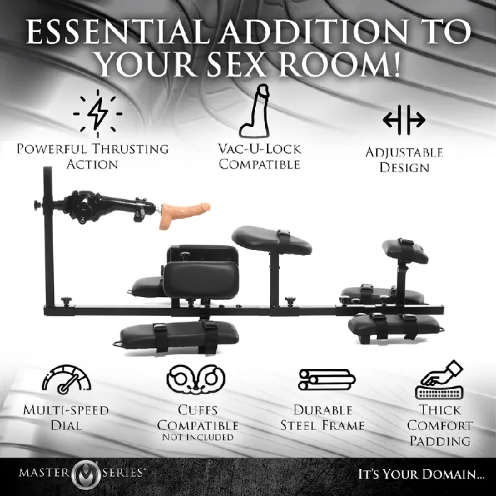 Master Series Female Sex Toys Master Series Subversion Stockade and Sex Machine