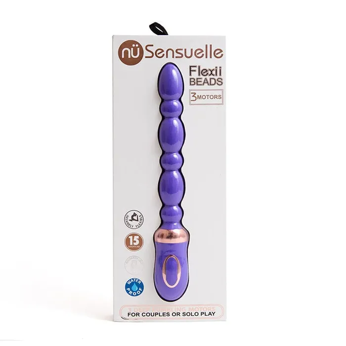 N Sensuelle Anal Nu Sensuelle Flexii Beads Ultra Violet