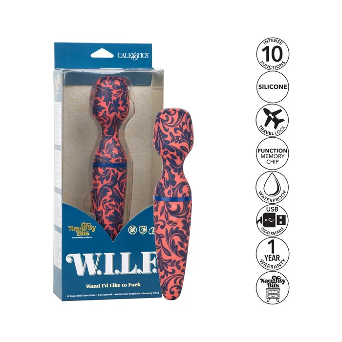 Naughty Bits WILF Wand Id Like to Fuck Calexotics Vibrators Naughty Bits WILF Wand Id Like to Fuck Calexotics Vibrators