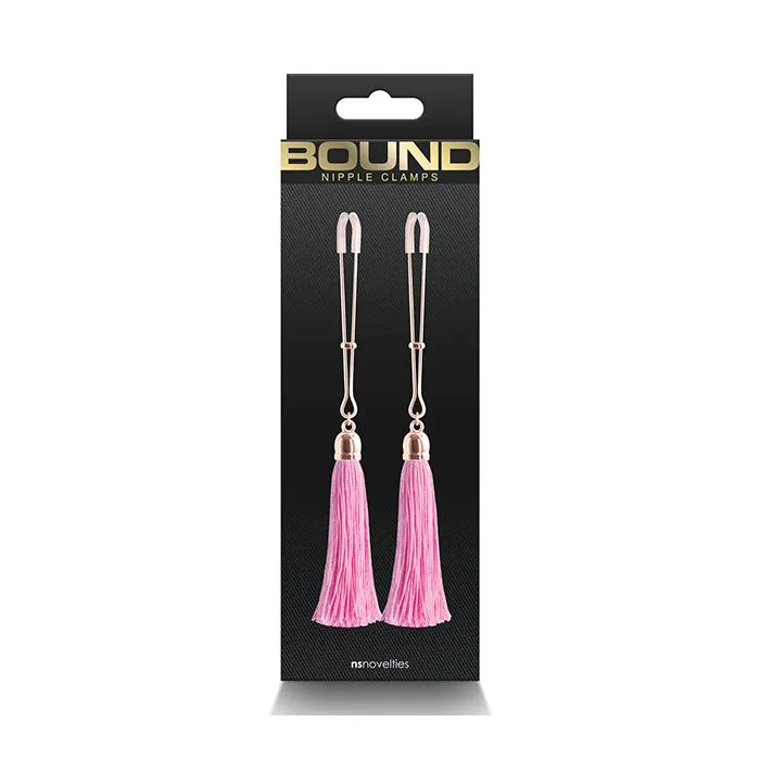 NS Novelties Nipple Clitoral Toys Bound T1 Nipple Clamps