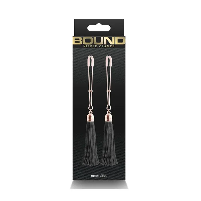 NS Novelties Nipple Clitoral Toys Bound T1 Nipple Clamps
