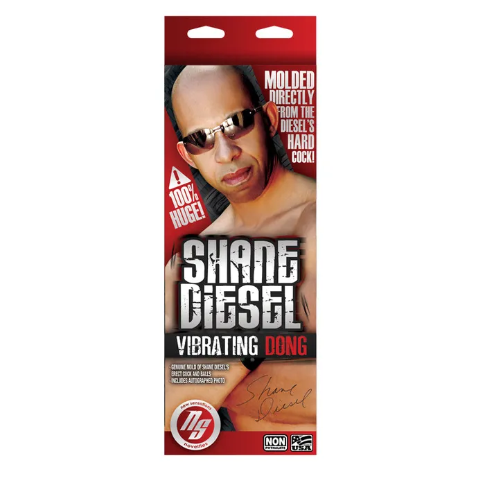 NS Novelties Vibrators Shane Diesel Vibrating Dildo