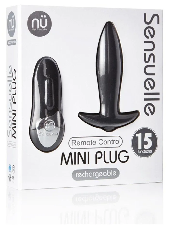 NU Sensuelle NU Sensuelle Mini Anal Plug with Remote Male Sex Toys