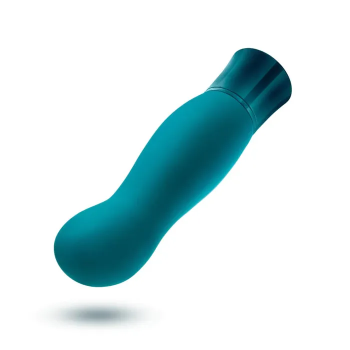 Oh My Gem Fierce 5 Inch Warming GSpot Vibrator in Blue Topaz Blush Vibrators