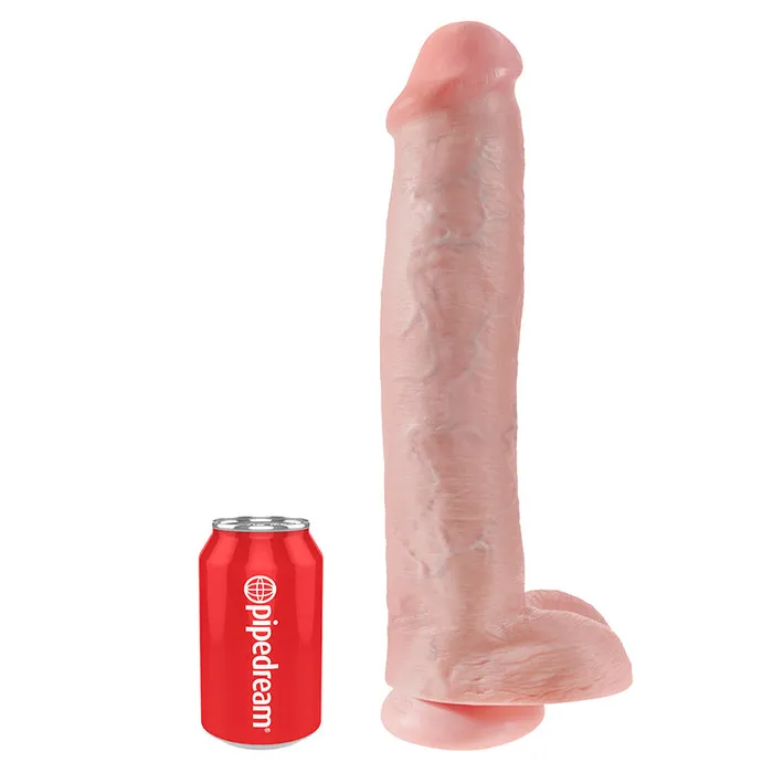 Pipedream Products Female Sex Toys Pipedream Products King Cock 15 Realistic Dildo with Balls